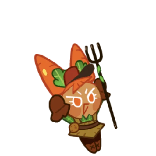 🥕 Стикер «Carrot Cookie» для Telegram