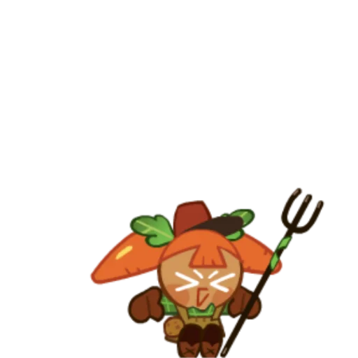 🥕 Стикер «Carrot Cookie» для Telegram