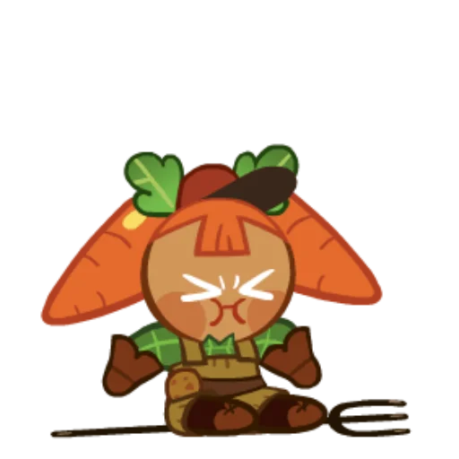 🥕 Стикер «Carrot Cookie» для Telegram