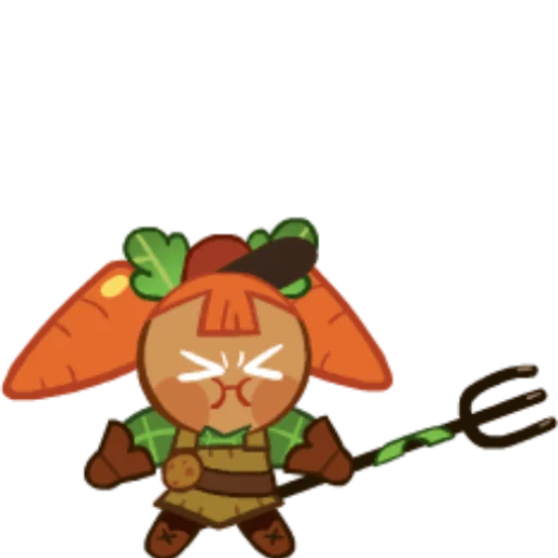 🥕 Стикер «Carrot Cookie» для Telegram