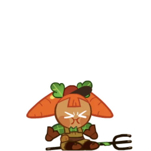 🥕 Стикер «Carrot Cookie» для Telegram