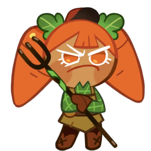 🥕 Стикер «Carrot Cookie» для Telegram