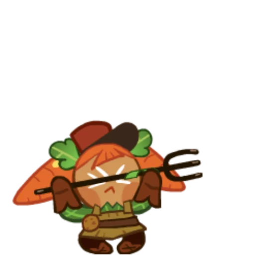 🥕 Стикер «Carrot Cookie» для Telegram