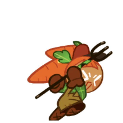 🥕 Стикер «Carrot Cookie» для Telegram