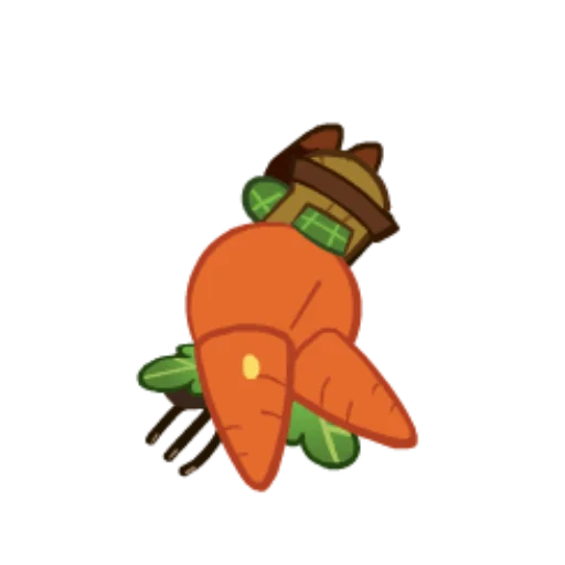 🥕 Стикер «Carrot Cookie» для Telegram