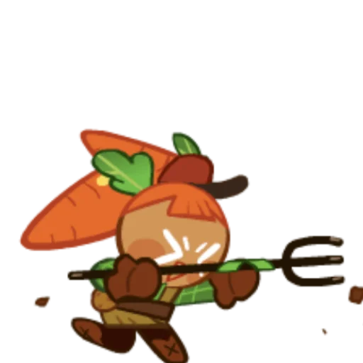 🥕 Стикер «Carrot Cookie» для Telegram