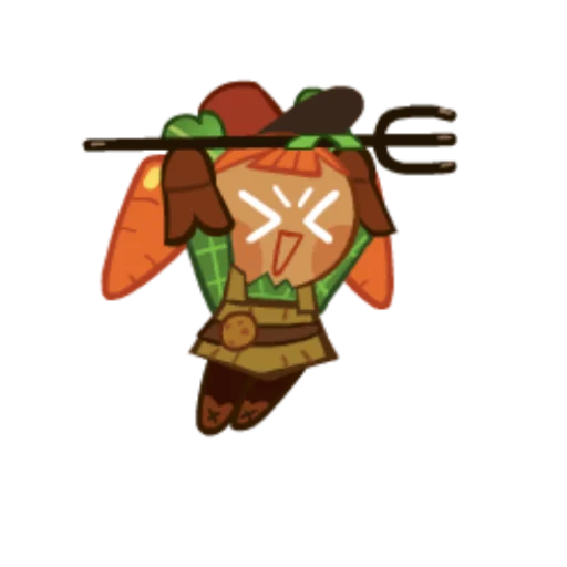 🥕 Стикер «Carrot Cookie» для Telegram