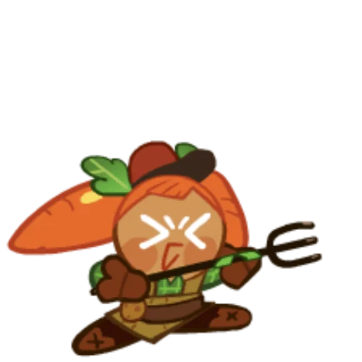 🥕 Стикер «Carrot Cookie» для Telegram