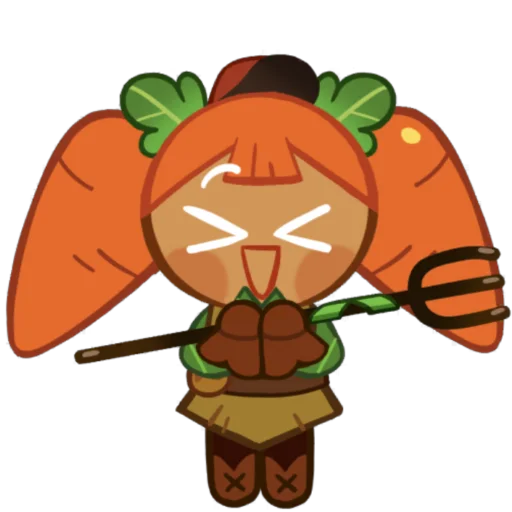 🥕 Стикер «Carrot Cookie» для Telegram