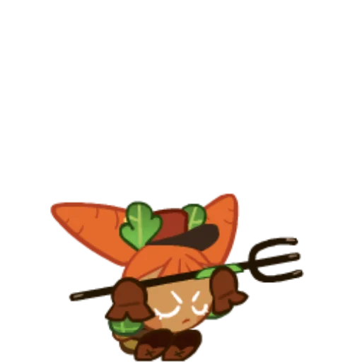 🥕 Стикер «Carrot Cookie» для Telegram