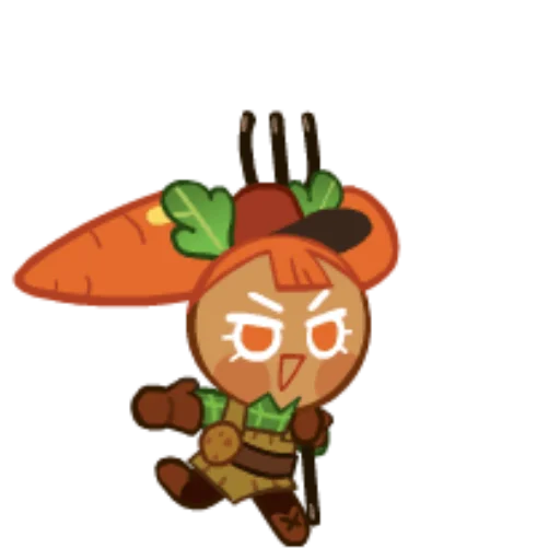 🥕 Стикер «Carrot Cookie» для Telegram