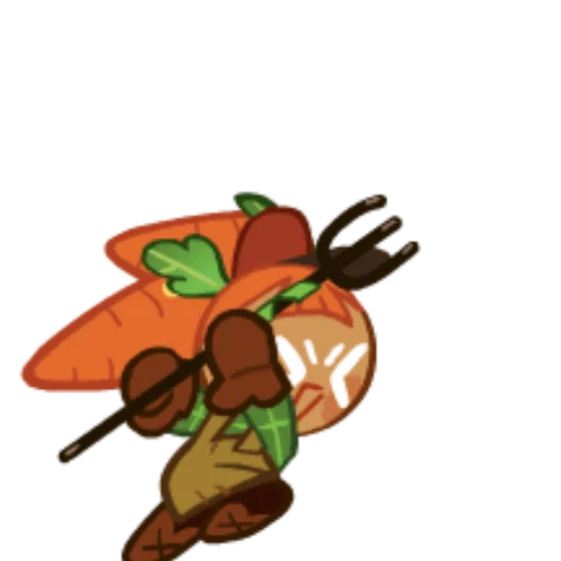 🥕 Стикер «Carrot Cookie» для Telegram