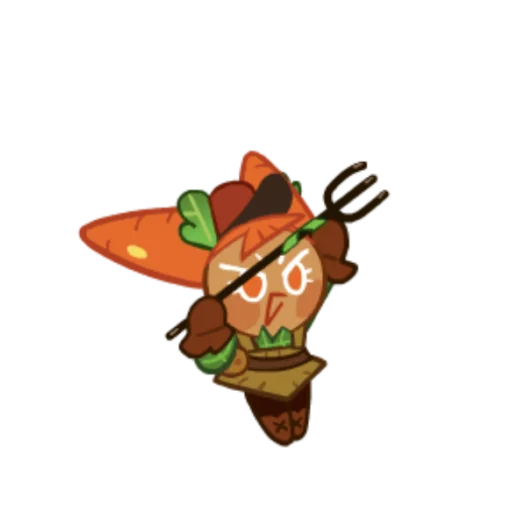 🥕 Стикер «Carrot Cookie» для Telegram