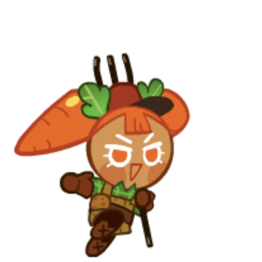 🥕 Стикер «Carrot Cookie» для Telegram