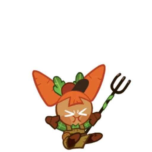 🥕 Стикер «Carrot Cookie» для Telegram