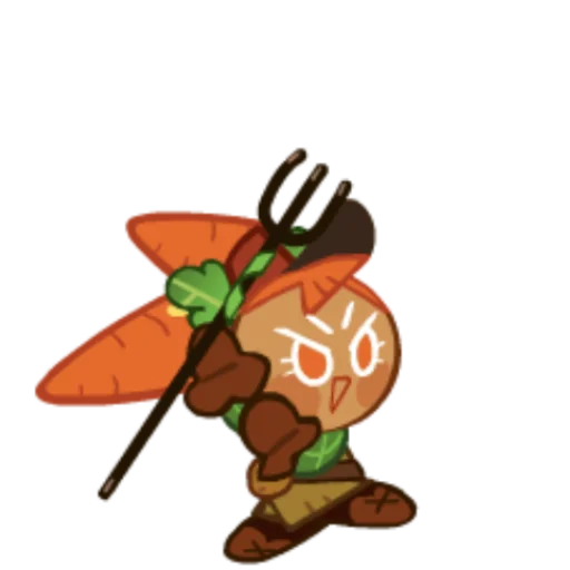 🥕 Стикер «Carrot Cookie» для Telegram