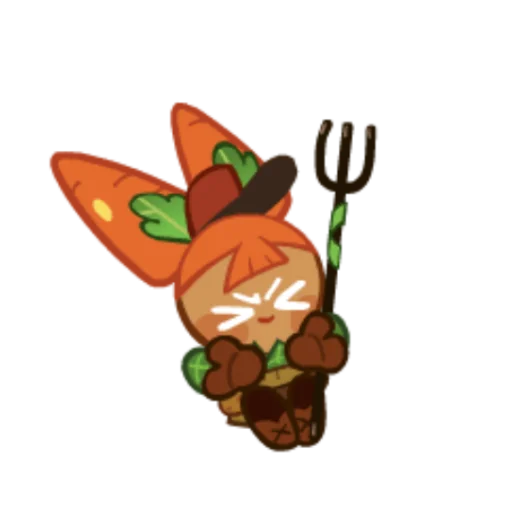 🥕 Стикер «Carrot Cookie» для Telegram