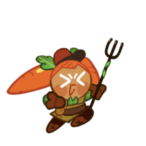 🥕 Стикер «Carrot Cookie» для Telegram