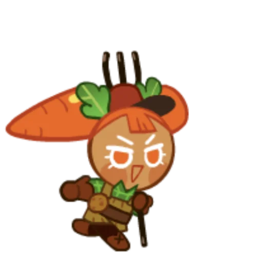 🥕 Стикер «Carrot Cookie» для Telegram