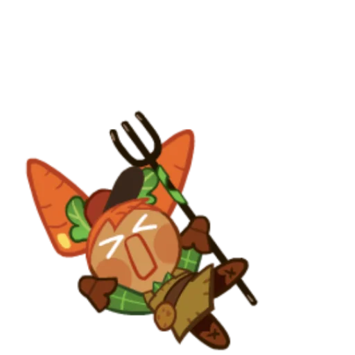 🥕 Стикер «Carrot Cookie» для Telegram