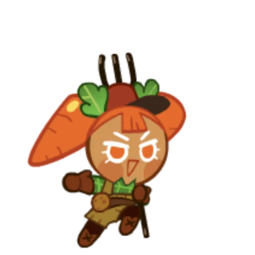 🥕 Стикер «Carrot Cookie» для Telegram