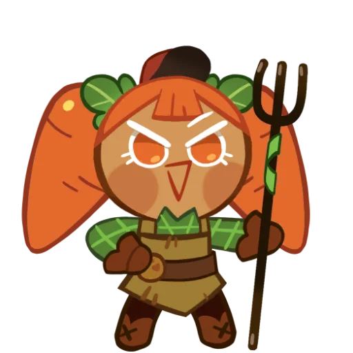 🥕 Стикер «Carrot Cookie» для Telegram