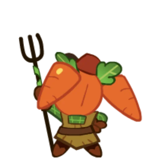🥕 Стикер «Carrot Cookie» для Telegram