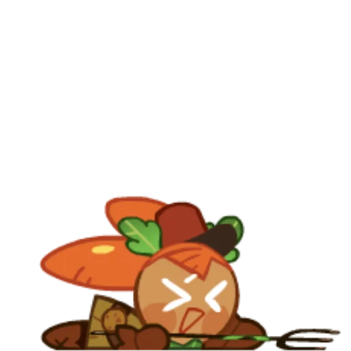 🥕 Стикер «Carrot Cookie» для Telegram