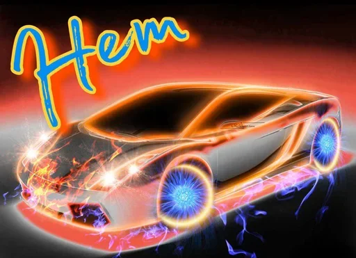 👎 Стикер «Styleei тачки с дымом» для Telegram