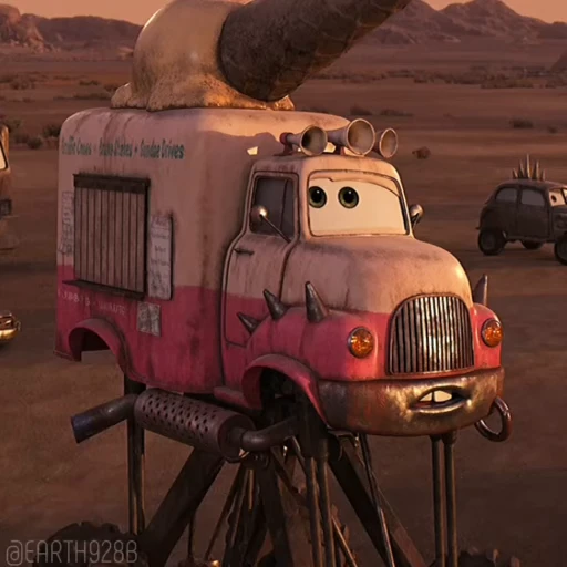 😲 Стикер «Cars on the Road» для Telegram