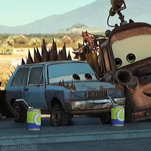 🍹 Стикер «Cars on the Road» для Telegram