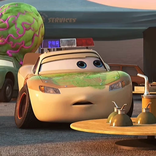 😧 Стикер «Cars on the Road» для Telegram