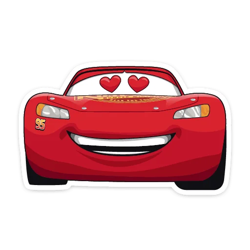 😍 Стикер «Тачки» для Telegram