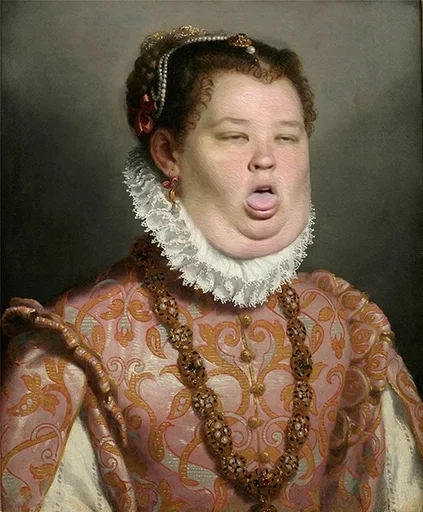 🤢 Стикер «Classical Art Memes» для Telegram