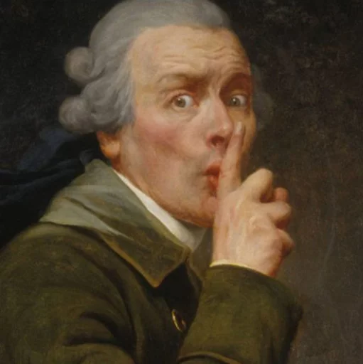 🤐 Стикер «Classical Art Memes» для Telegram