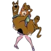Стикер 23 🤩 Набор эмоджи по мульту «Scooby-Doo Скуби-Ду»