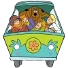 Стикер 11 🤩 Набор эмоджи по мульту «Scooby-Doo Скуби-Ду»