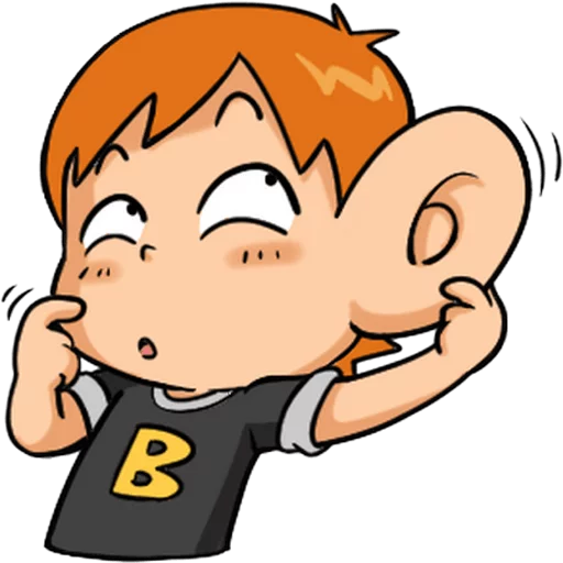 👂 Стикер «Cartoonboon» для Telegram