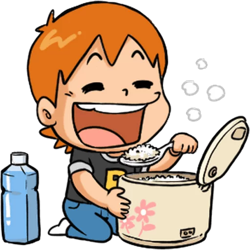 🍚 Стикер «Cartoonboon» для Telegram