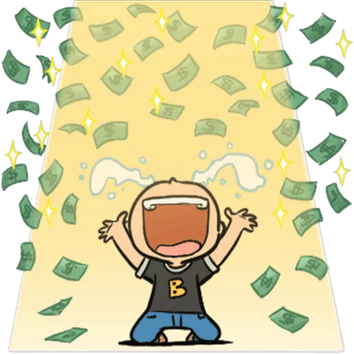 🤑 Стикер «Cartoonboon» для Telegram