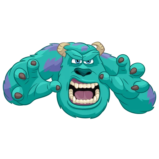 😈 Стикер «Monsters Inc» для Telegram