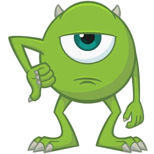 👎 Стикер «Monsters Inc» для Telegram