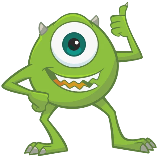 Стикерпак Monsters Inc для Telegram