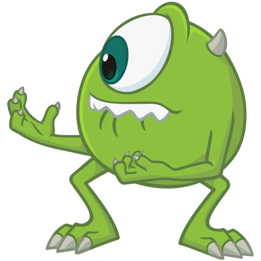 😤 Стикер «Monsters Inc» для Telegram