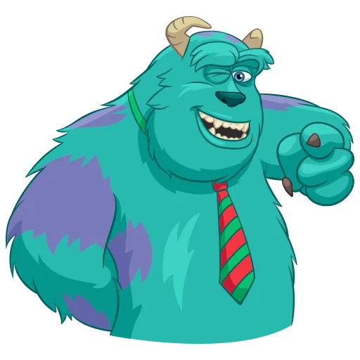 😉 Стикер «Monsters Inc» для Telegram