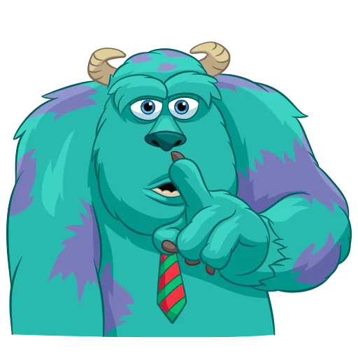 🤫 Стикер «Monsters Inc» для Telegram