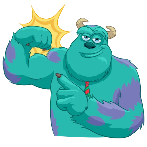 💪 Стикер «Monsters Inc» для Telegram
