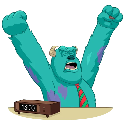 🥱 Стикер «Monsters Inc» для Telegram