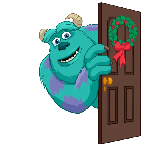 👀 Стикер «Monsters Inc» для Telegram