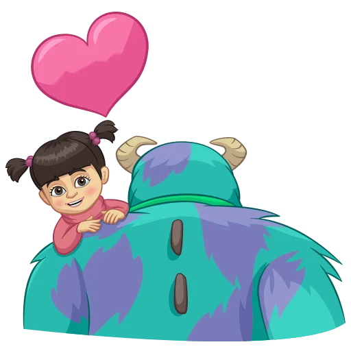 🥰 Стикер «Monsters Inc» для Telegram